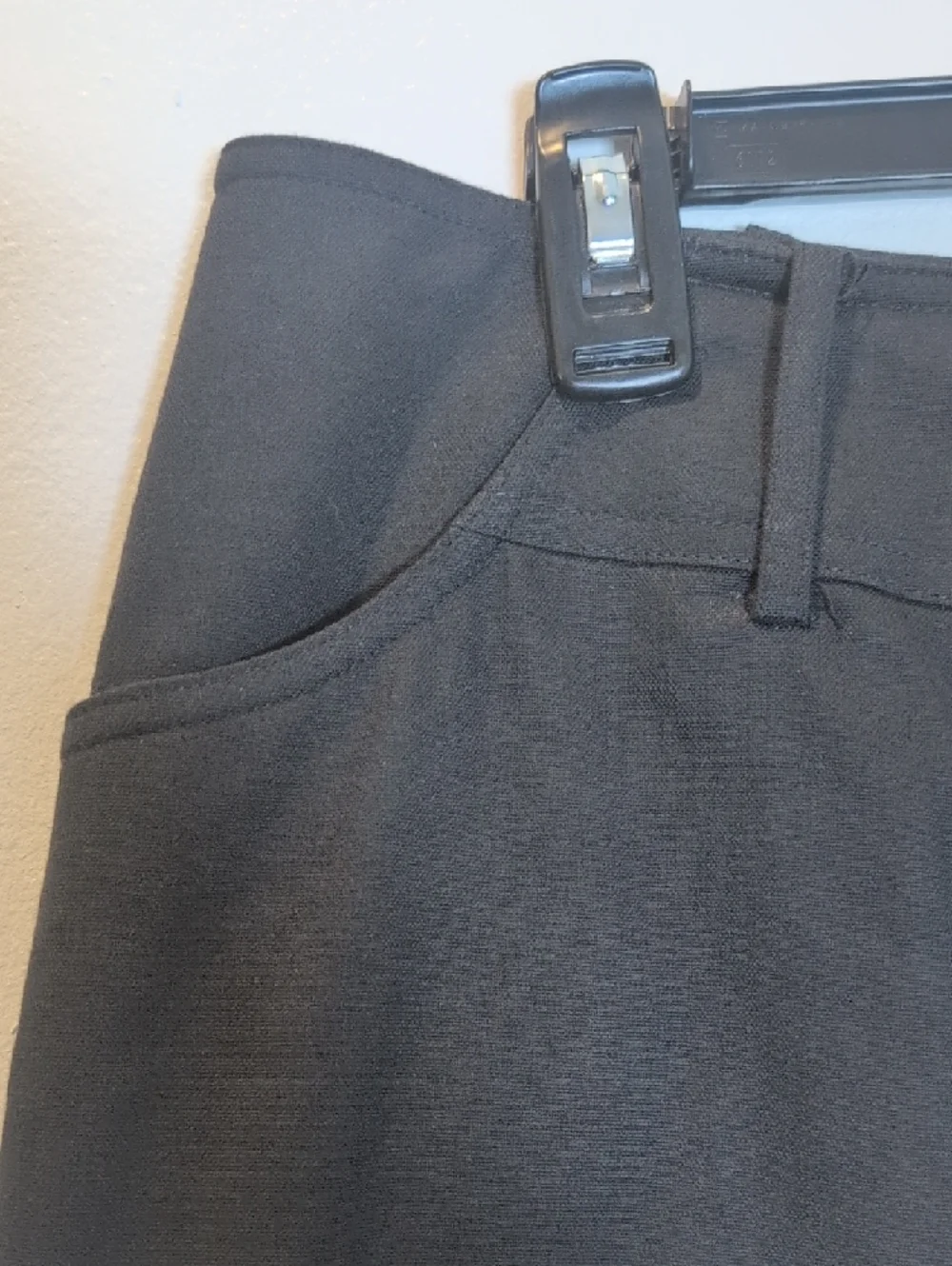 Shin Choi Black Pencil Skirt with Front Pleat